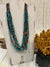 Native Handmade Genuine Turquoise and Stones Necklace. ROO