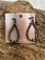 Sterling Silver Navajo Pearl Hoop Earrings HCIO