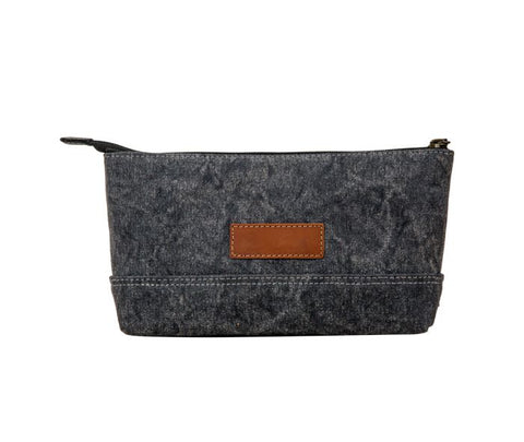 Myra Cavender Floral Canvas Pouch