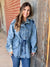 IJ15027 WASHED DENIM UTILITARIAN JACKET