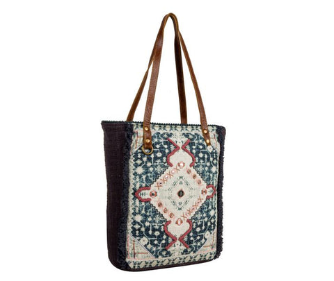 Myra Homestyle Warmth Embroidered Tote Bag