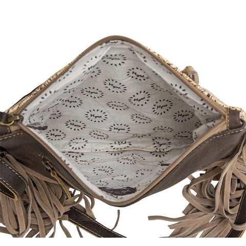 Myra Apple Leather & Hairon Bag