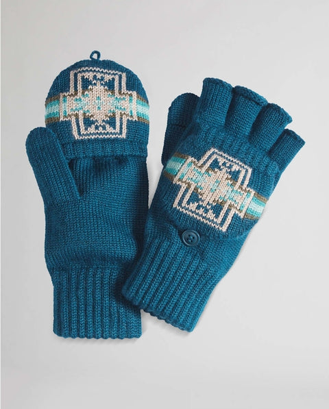 Pendleton Harding Knit Convertible Fingerless Mittens