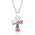 Montana Silversmiths NC American Made Patriotic Cross AMNC5457