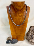 16" 5mm NAVAJO PEARL NECKLACE