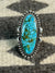 #8 Turquoise Ring Size 8 HNE
