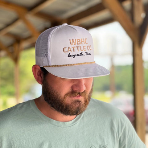 Whiskey Bent White Gold Hat #354