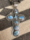 Golden Hills Turquoise Cross Pendant Chain Sold Separately